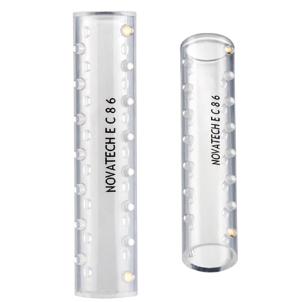 Stent traqueobronquial de silicon recto