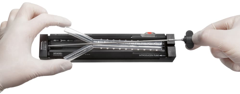 Aplicador de stent TONN